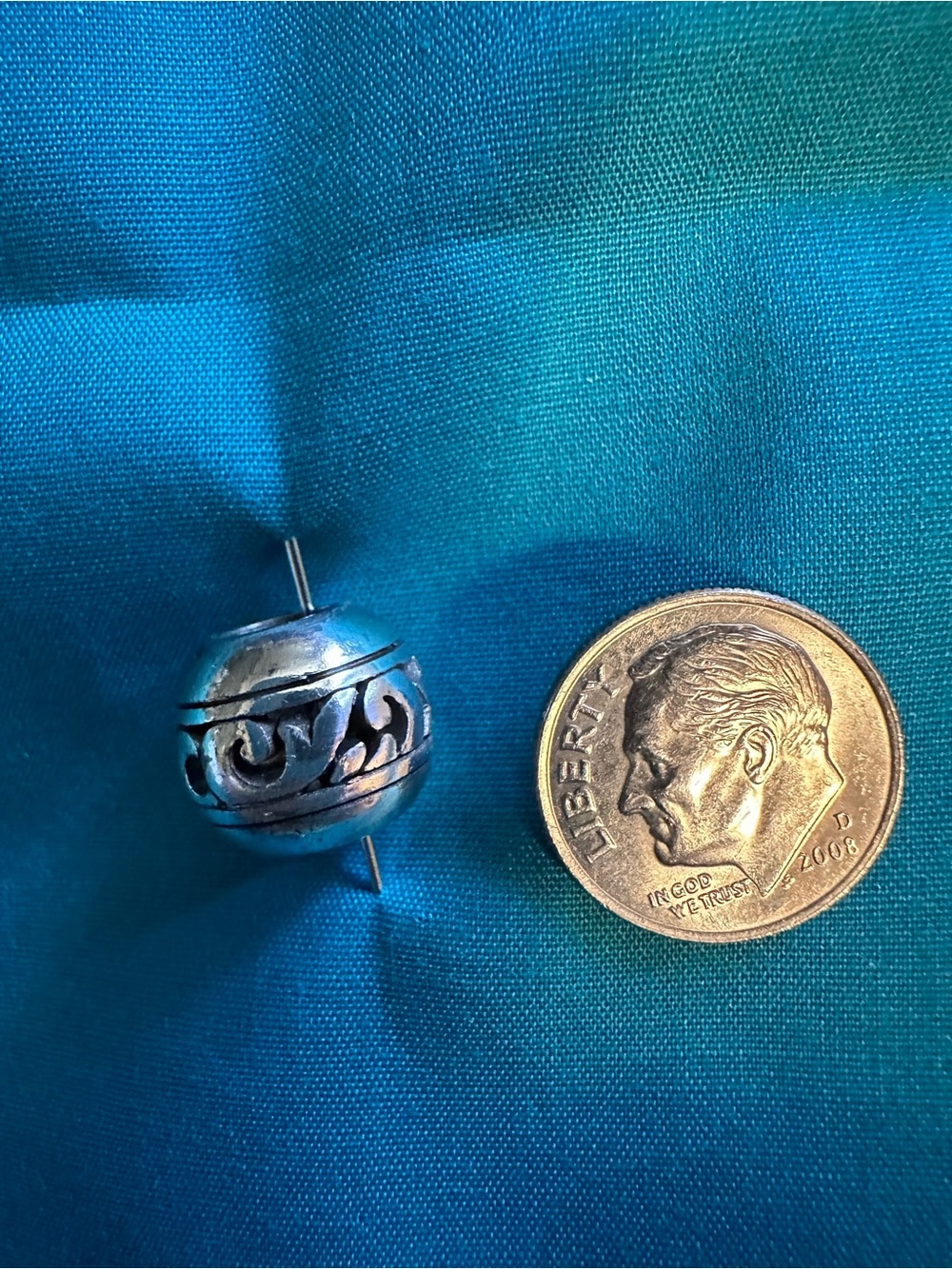 Brighton Silver Filigree Charm Bead